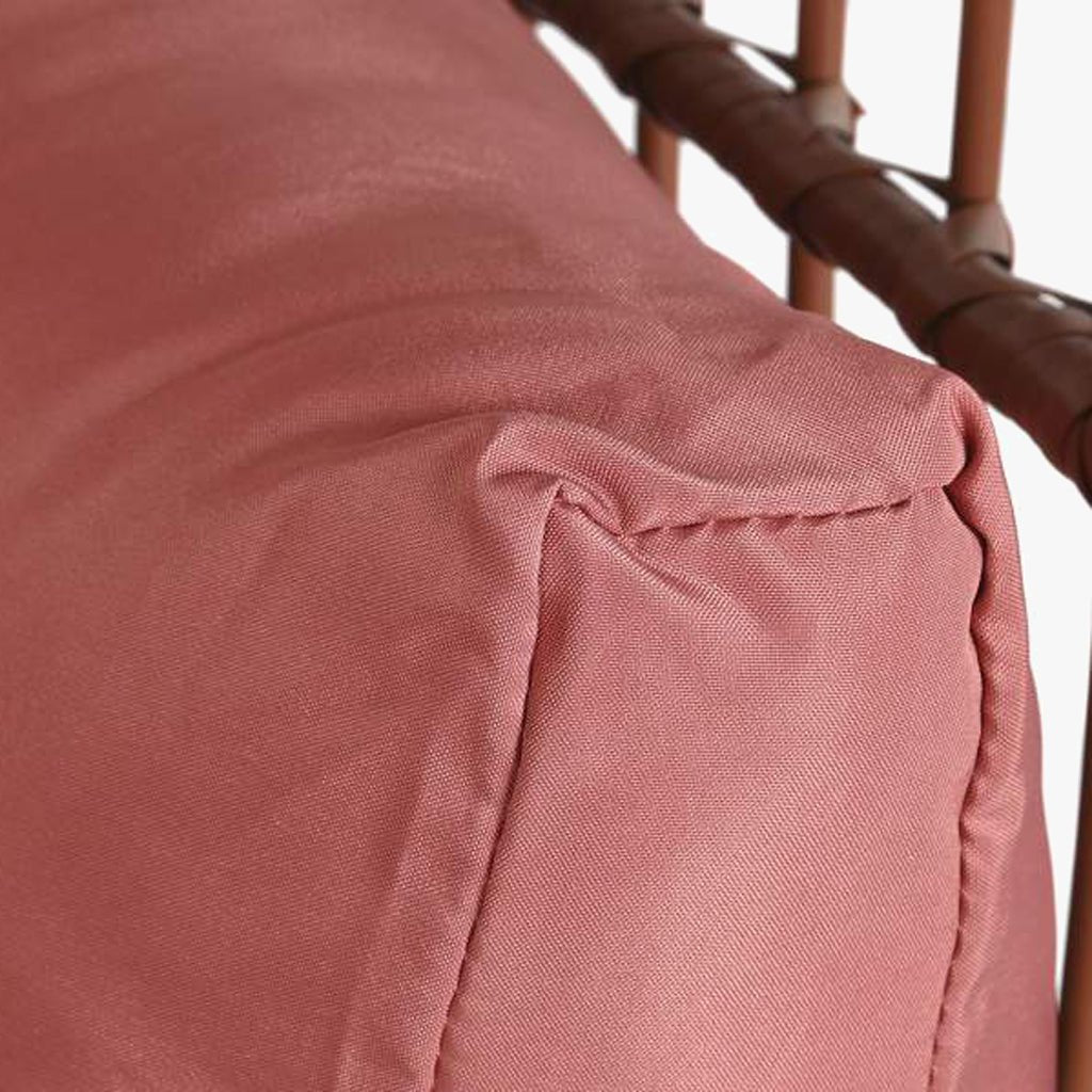 Cadeirão de Exterior em Rattan Rosa | Coleção BLUSH - Gato Preto