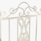 Cadeirão de Metal de Exterior 63,5x52x98 cm | Romantic Garden - Gato Preto