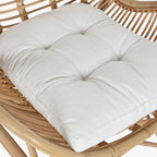 Cadeirão de Rattan Bambu 76x74x99 - Gato Preto