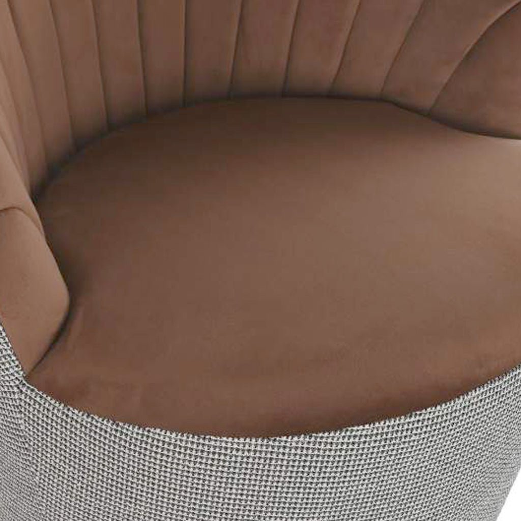 Cadeirão Padrão Castanho 69x69x85 VERSAILLES - Gato Preto