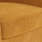 Cadeirão rotativo amarelo DUPARC - Gato Preto