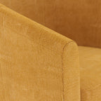 Cadeirão rotativo amarelo DUPARC - Gato Preto