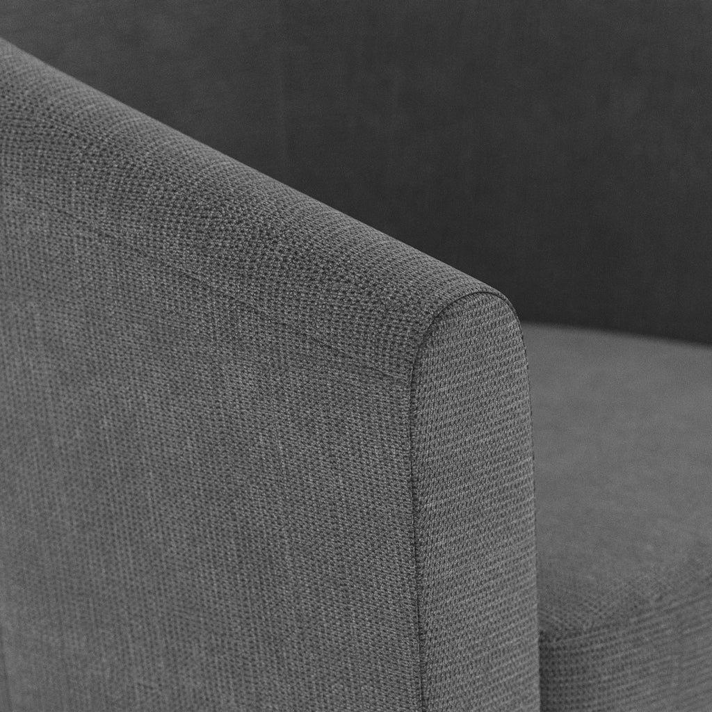 Cadeirão rotativo antracite DUPARC - Gato Preto