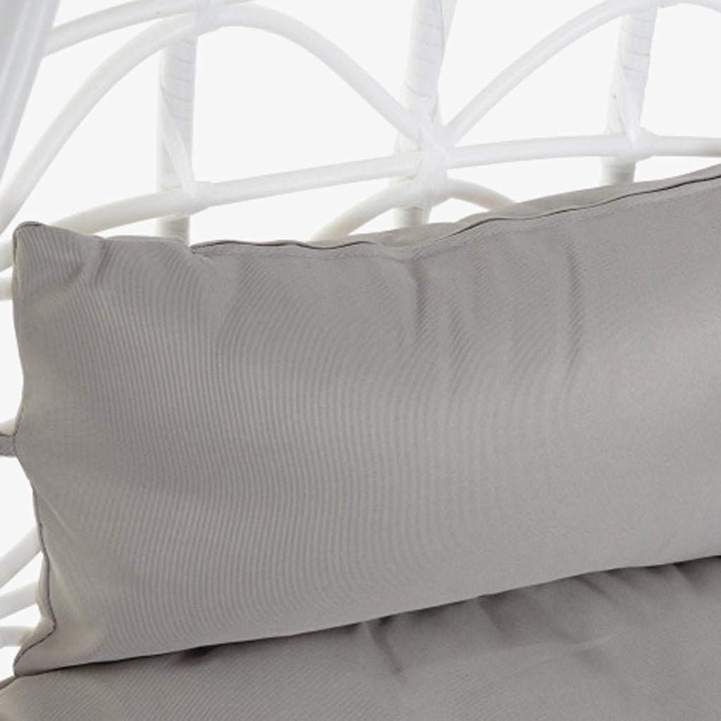 Cadeirão Suspenso Ball Spring Bege/Cinza 90x70x110 - Gato Preto