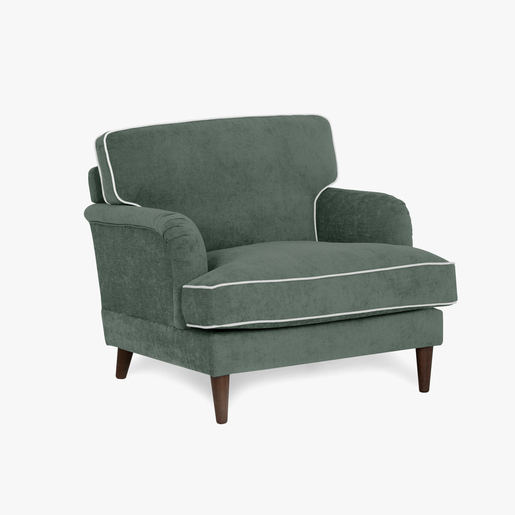 Cadeirão Verde Bg 93x94x86 Spencer - Gato Preto