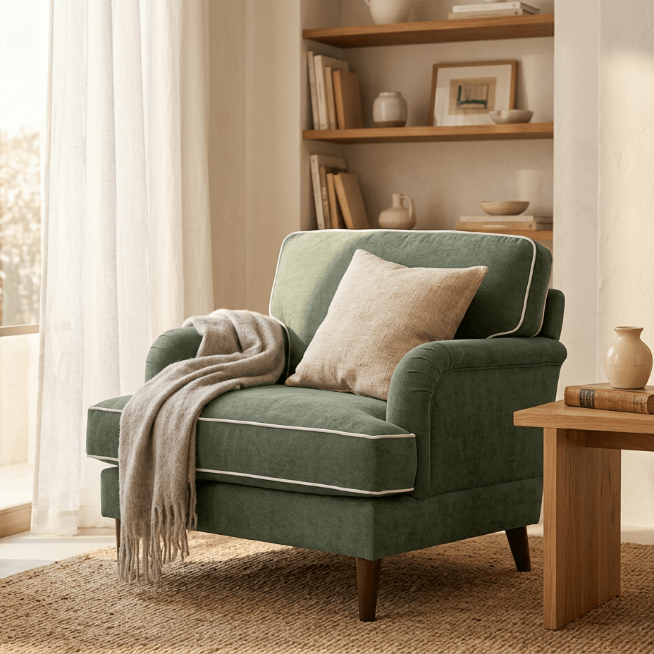 Cadeirão Verde Bg 93x94x86 Spencer - Gato Preto