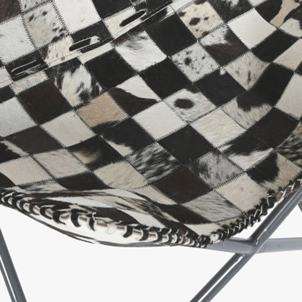 Cadeirão Verve | Pele Sintética | 70x70x93 cm - Gato Preto