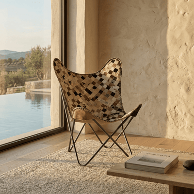 CadeiraPeleQuadCast70x70x92 Verve - Gato Preto