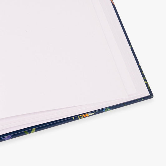 Caderno Capa Dura Pautado Flores A5 GARDEN MEMORIES - Gato Preto