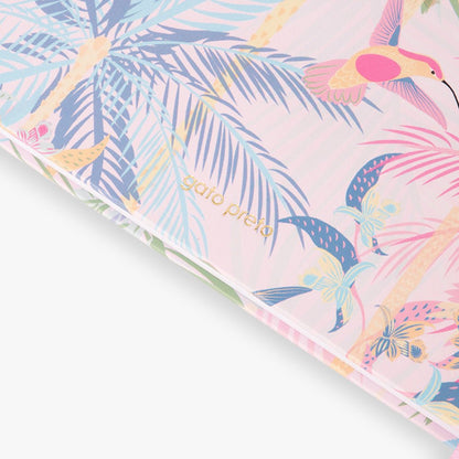 Caderno Capa Dura Pontilhado Folhagem A5 SUMMER SHADES - Gato Preto