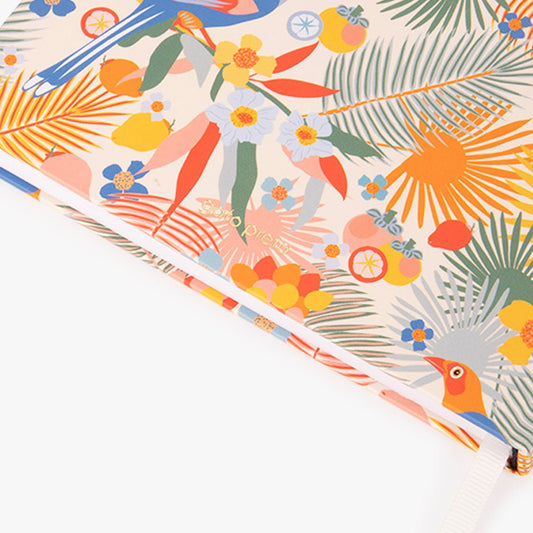 Caderno Capa Dura Pontilhado Pássaro A5 SUMMER SHADES - Gato Preto