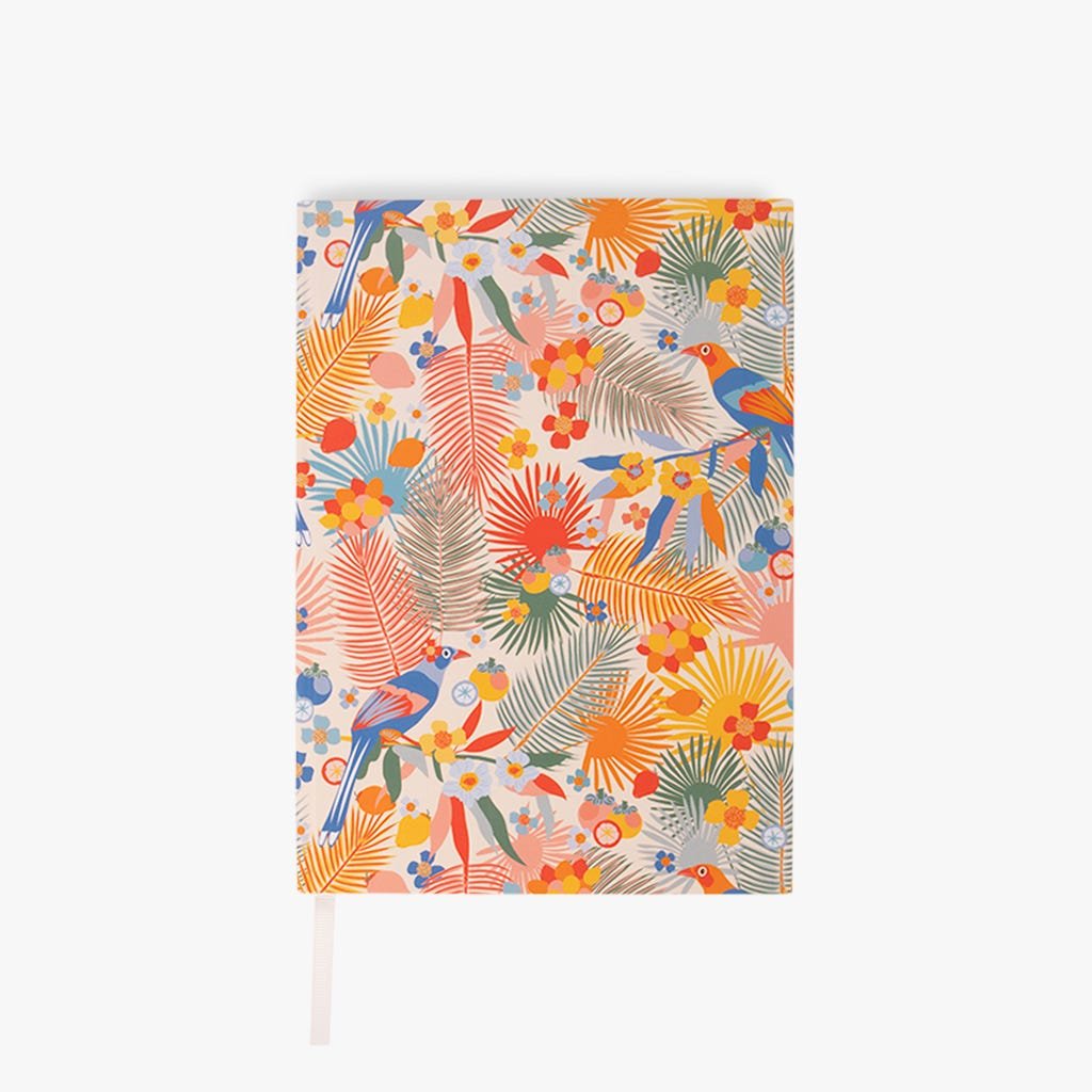 Caderno Capa Dura Pontilhado Pássaro A5 SUMMER SHADES - Gato Preto