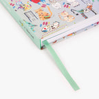 Caderno Journal com Gato Capa Dura A5 AQUI CABE O MUNDO - Gato Preto