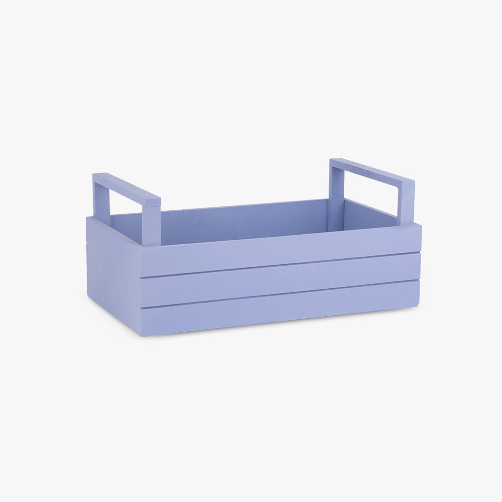 Caixa com Pegas Azul Escuro WOODY - Gato Preto