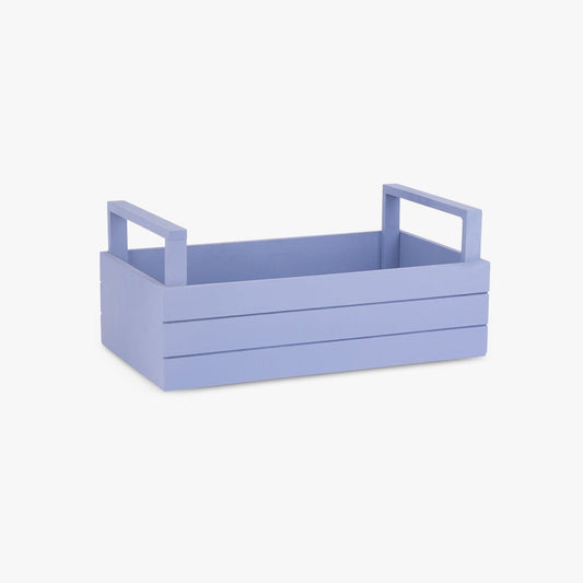 Caixa com Pegas Azul Escuro WOODY - Gato Preto