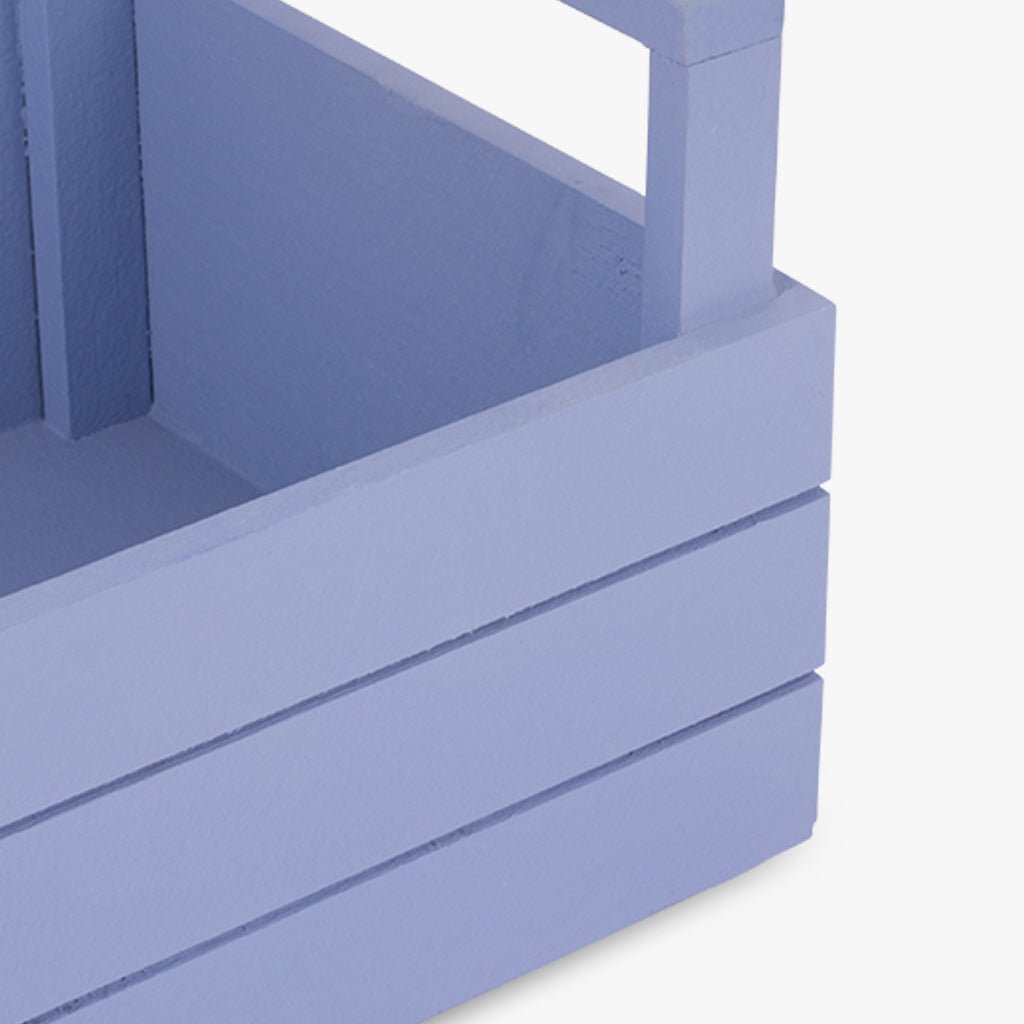 Caixa com Pegas Azul Escuro WOODY - Gato Preto