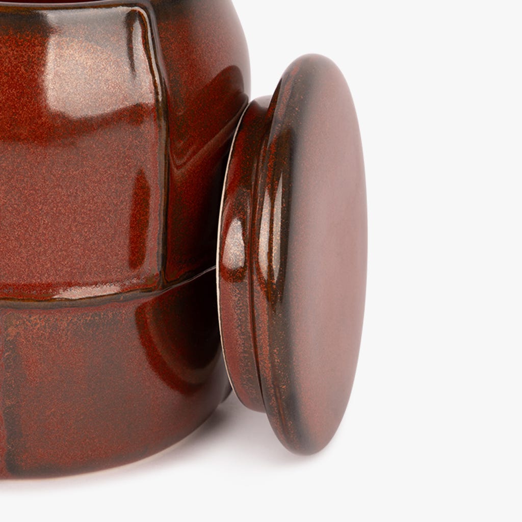 Caixa de Cerâmica Tijolo IOS - Gato Preto