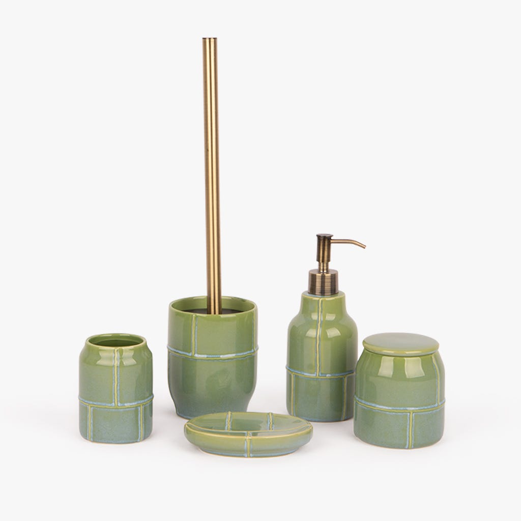 Caixa de Cerâmica Verde IOS - Gato Preto