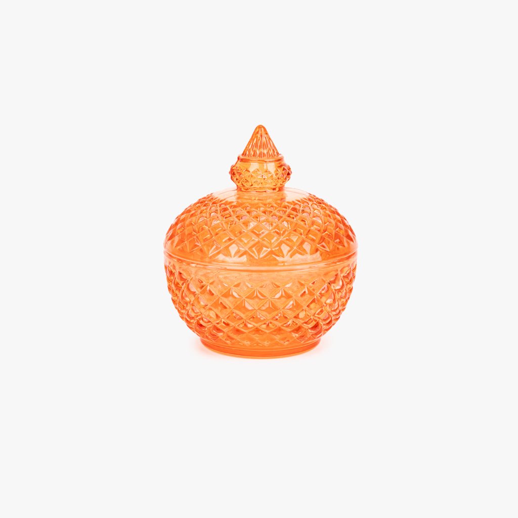 Caixa de Vidro Coral Redonda SUNRISE - Gato Preto