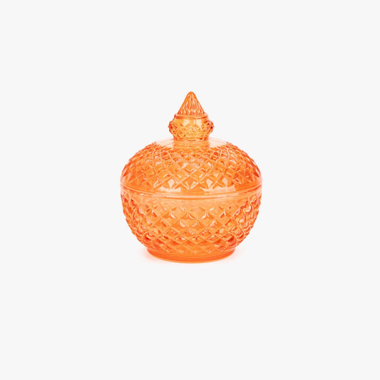 Caixa de Vidro Coral Redonda SUNRISE - Gato Preto