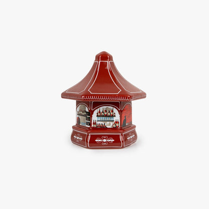 Caixa Decorativa Vermelha Quiosque de Ginja KIOSK - Gato Preto