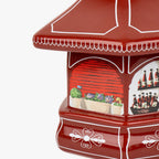 Caixa Decorativa Vermelha Quiosque de Ginja KIOSK - Gato Preto