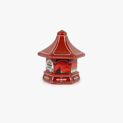 Caixa Decorativa Vermelha Quiosque de Ginja KIOSK - Gato Preto