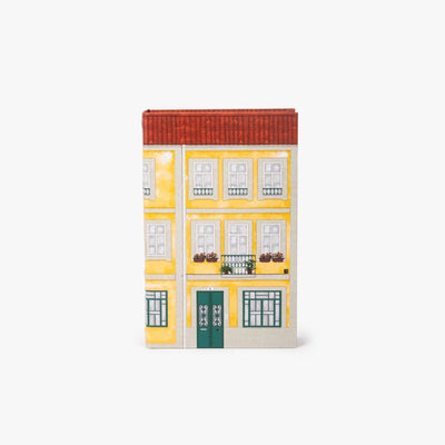 Caixa Livro Amarela VILLAGE - Gato Preto