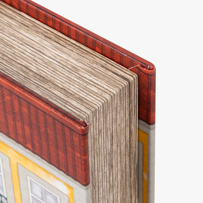 Caixa Livro Amarela VILLAGE - Gato Preto