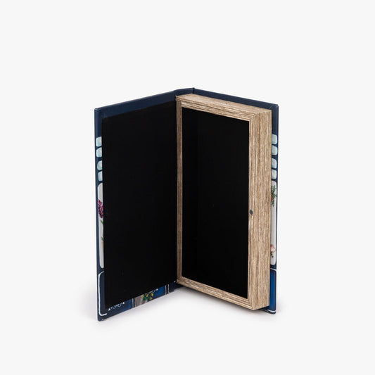 Caixa Livro Azul KIOSK - Gato Preto