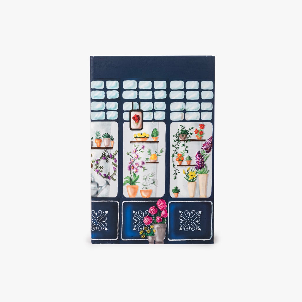 Caixa Livro Azul KIOSK - Gato Preto