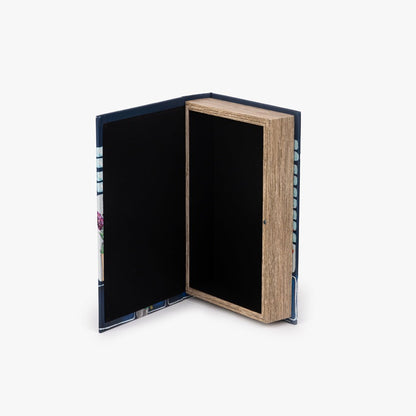 Caixa Livro Azul KIOSK - Gato Preto