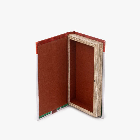 Caixa Livro Verde VILLAGE - Gato Preto