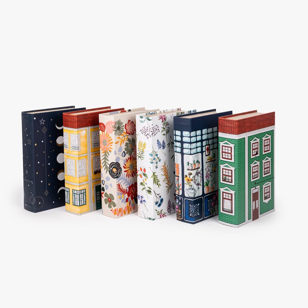 Caixa Livro Verde VILLAGE - Gato Preto