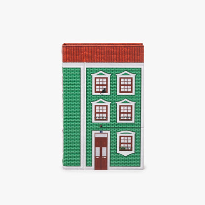 Caixa Livro Verde VILLAGE - Gato Preto