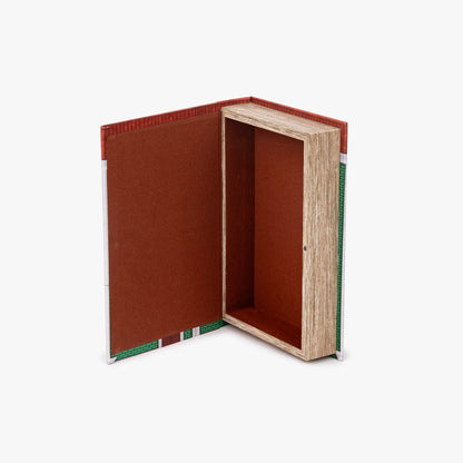 Caixa Livro Verde VILLAGE - Gato Preto