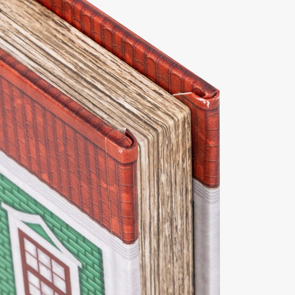 Caixa Livro Verde VILLAGE - Gato Preto