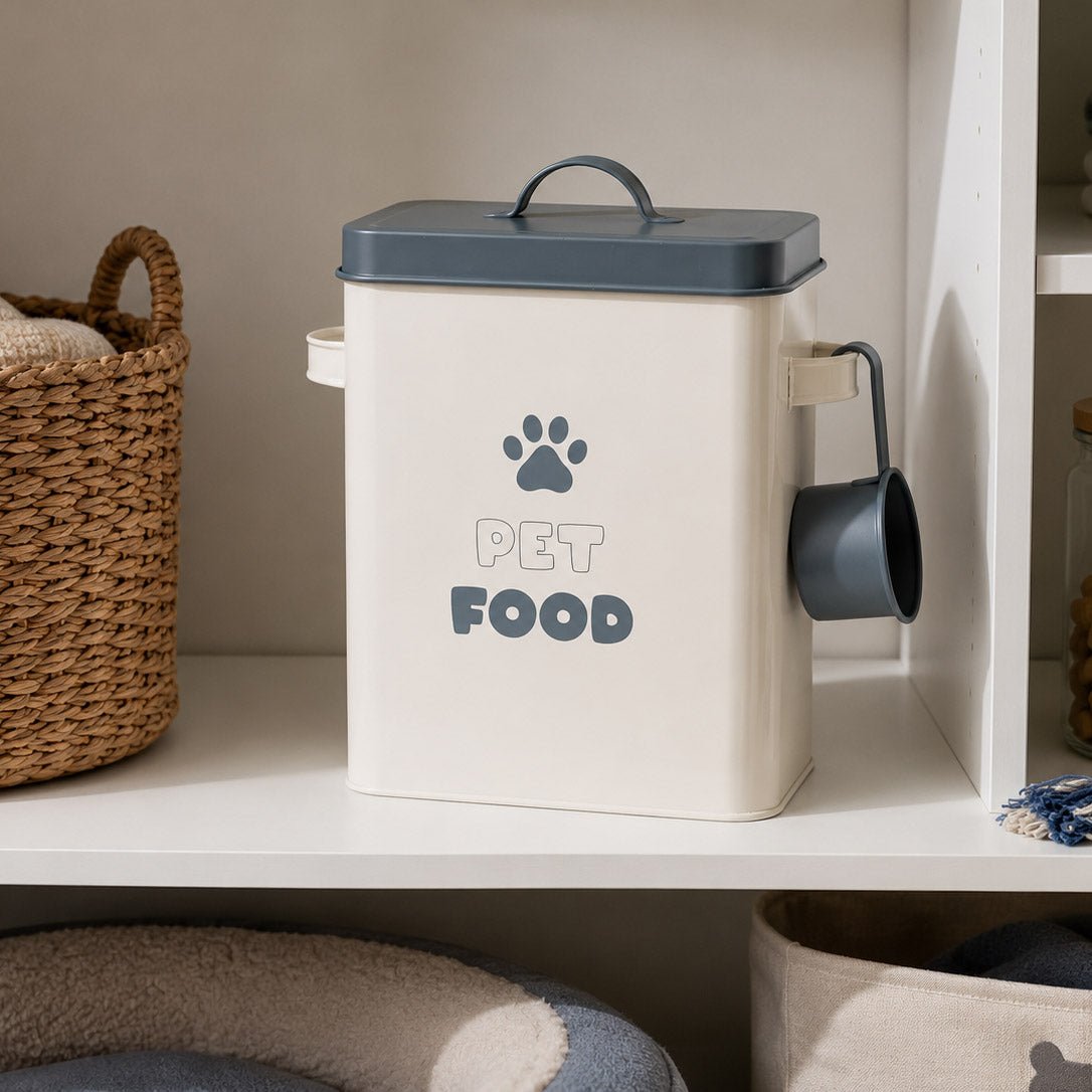 Caixa ração com colher doseadora PAWRENTS - Gato Preto