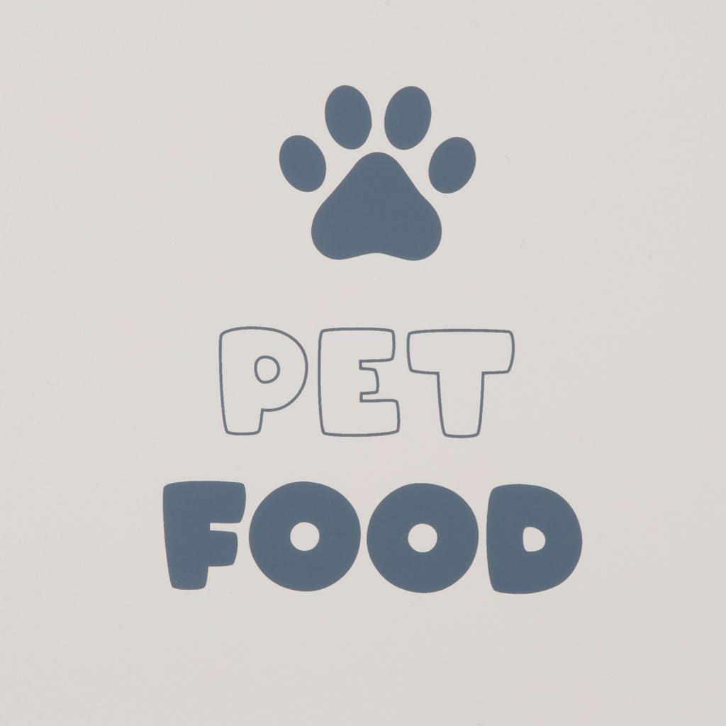 Caixa ração com colher doseadora PAWRENTS - Gato Preto