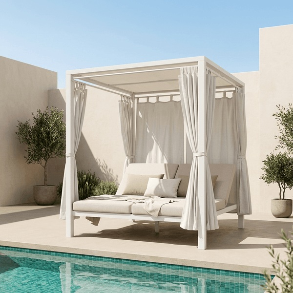 Cama de Exterior HORIZON | 148×188×205 cm - Gato Preto