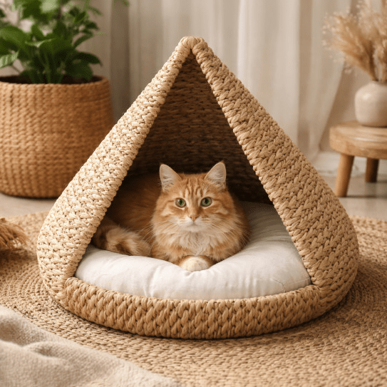 Cama Pet Pirâmide PAWRENTS - Gato Preto
