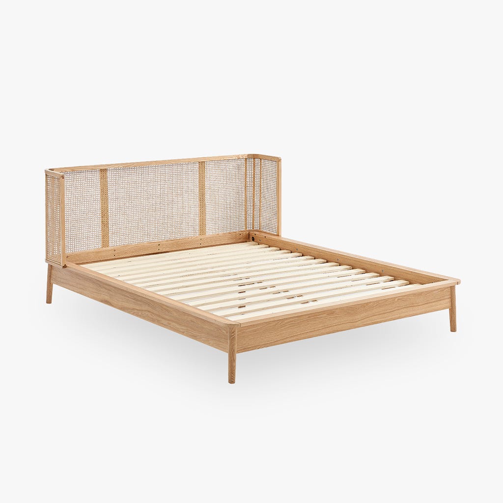 Cama rattan 160x200cm CARTAGO - Gato Preto