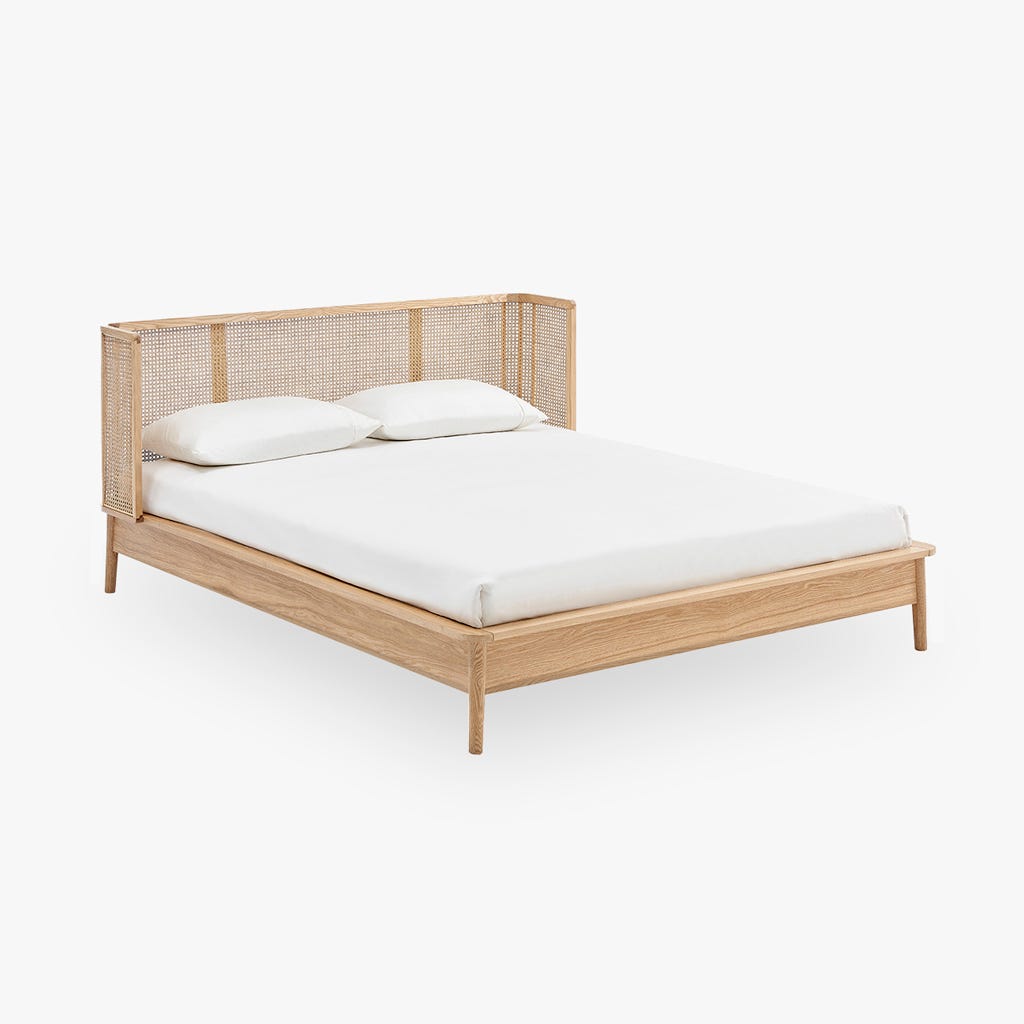 Cama rattan 160x200cm CARTAGO - Gato Preto
