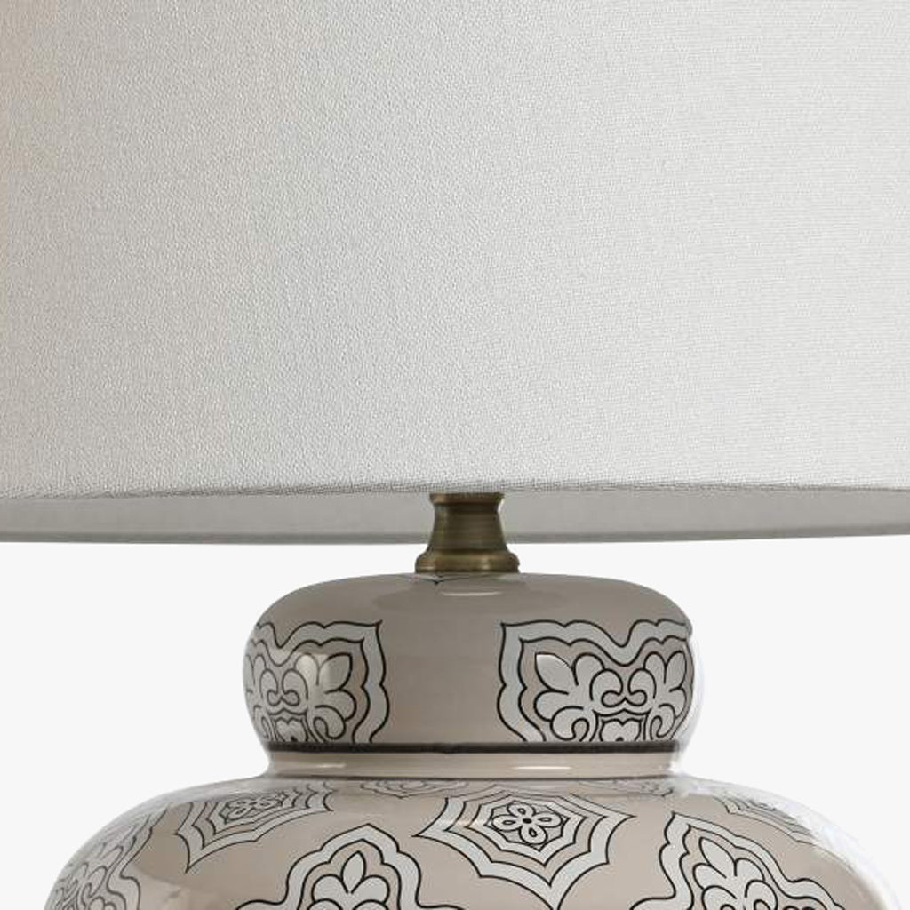 Candeeiro de Mesa Azulejo 61 cm LUMINA - Gato Preto