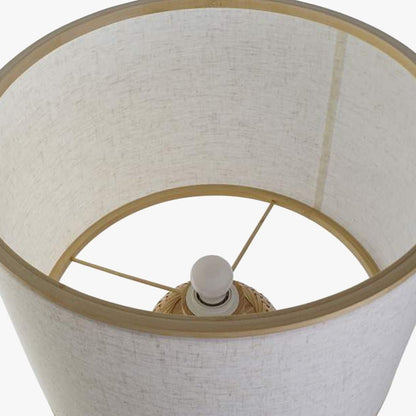 Candeeiro de Mesa Bambu 71 cm PALHA - Gato Preto