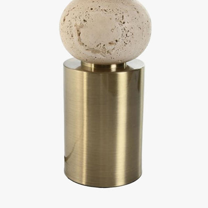 Candeeiro de Mesa Bolas Mármore LUXE - Gato Preto