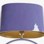 Candeeiro de Mesa Círculo Roxo ICONIC - Gato Preto