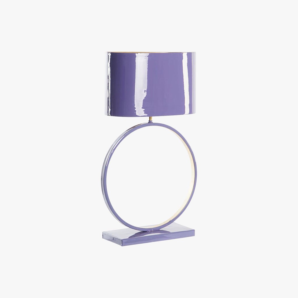 Candeeiro de Mesa Círculo Roxo ICONIC - Gato Preto