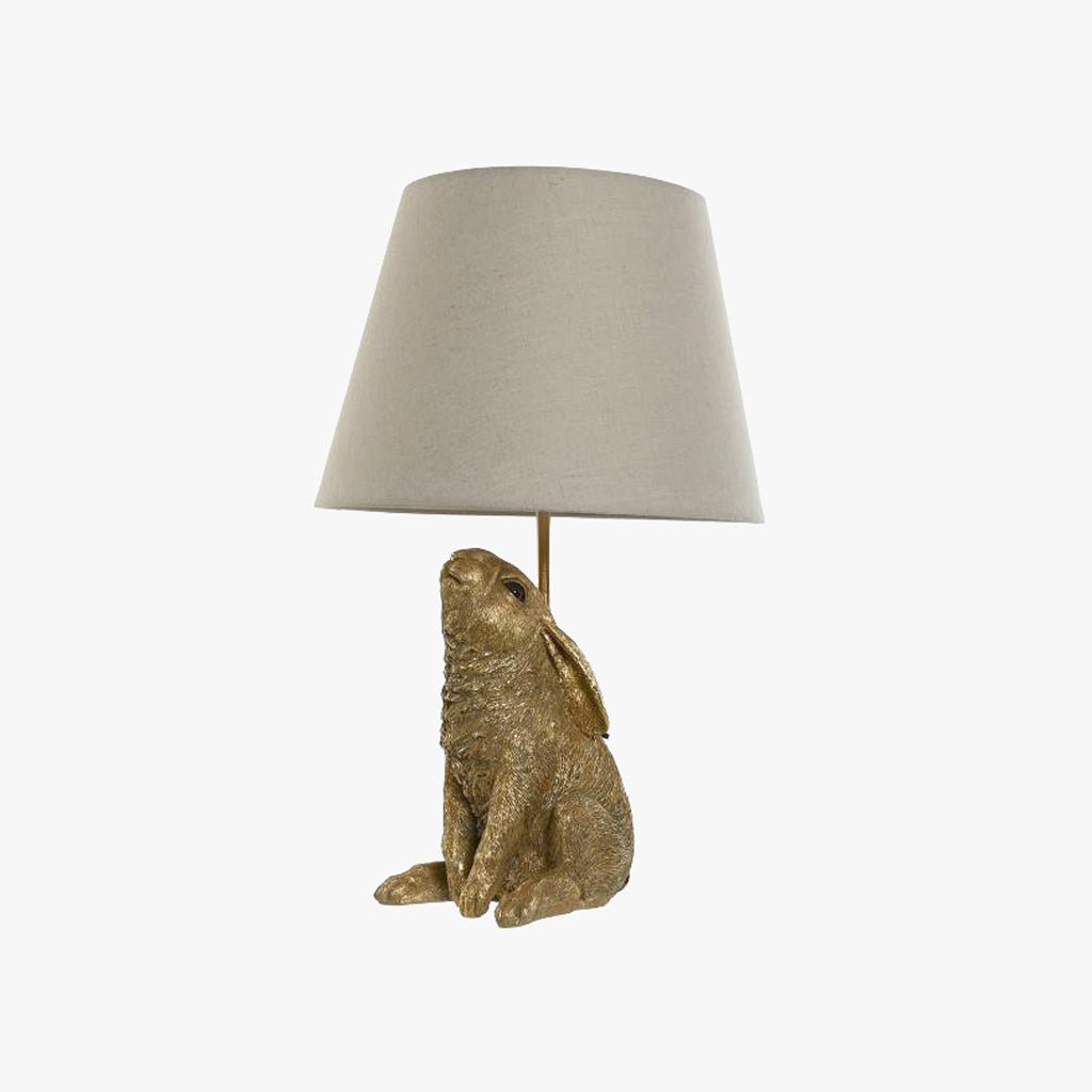 Candeeiro de Mesa Coelhos Dourados WILD LIGHT - Gato Preto