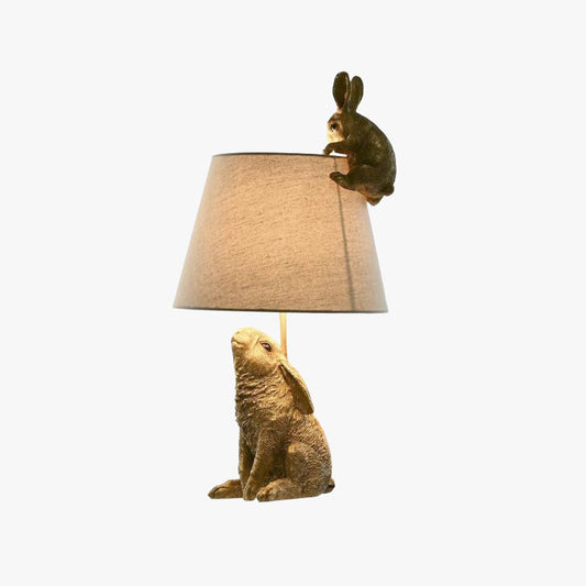 Candeeiro de Mesa Coelhos Dourados WILD LIGHT - Gato Preto